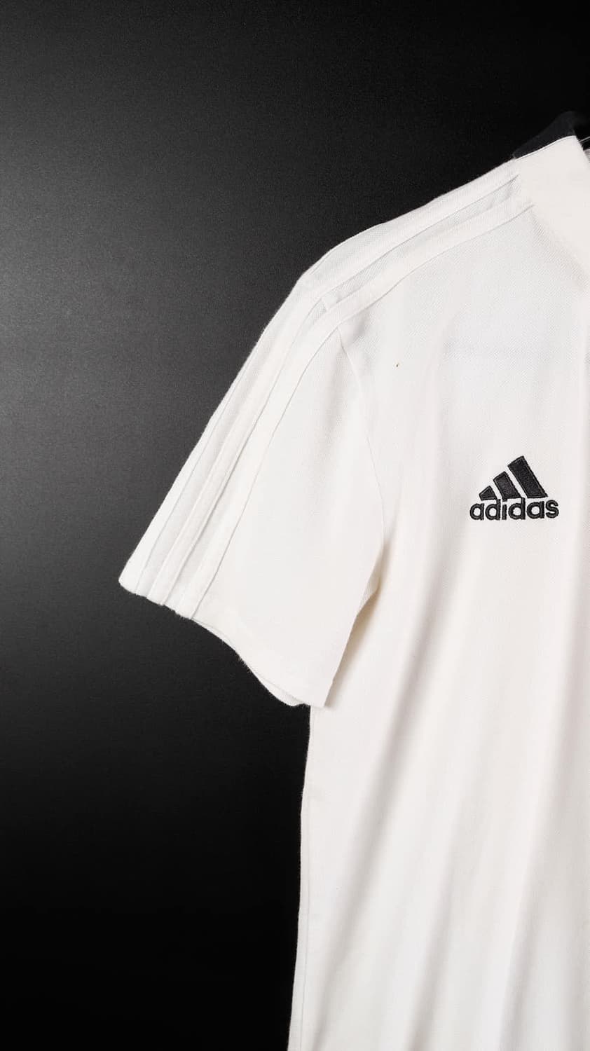 아디다스 흰색 반팔 카라티 상품이미지2