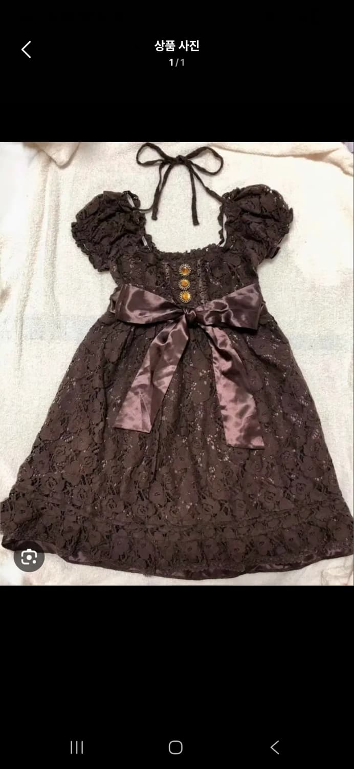 Lizlisa 리즈리사 초코 원피스 상품이미지1