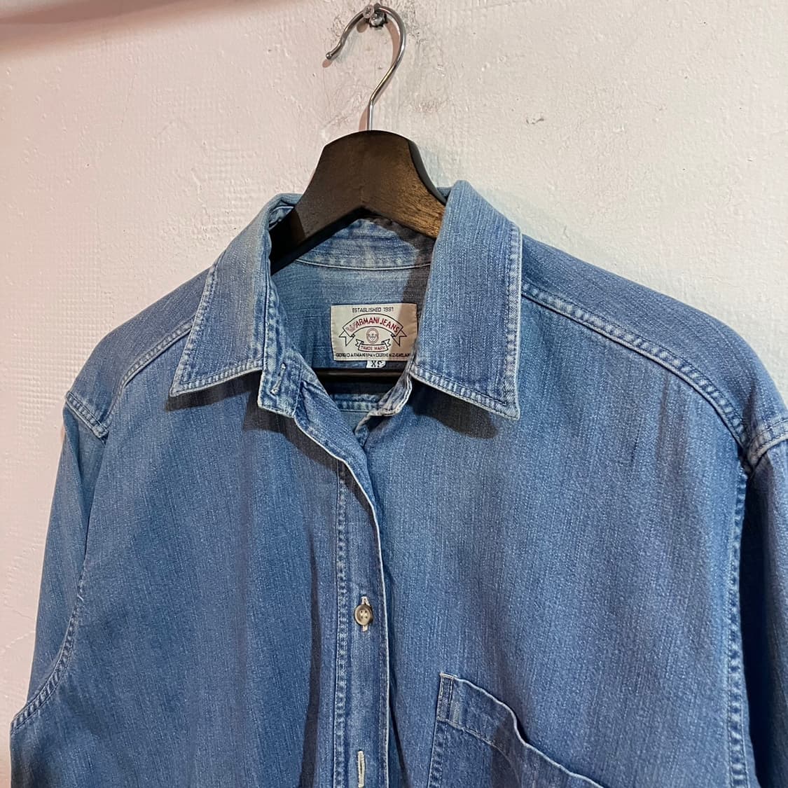 아르마니 진 데님셔츠 상품이미지4