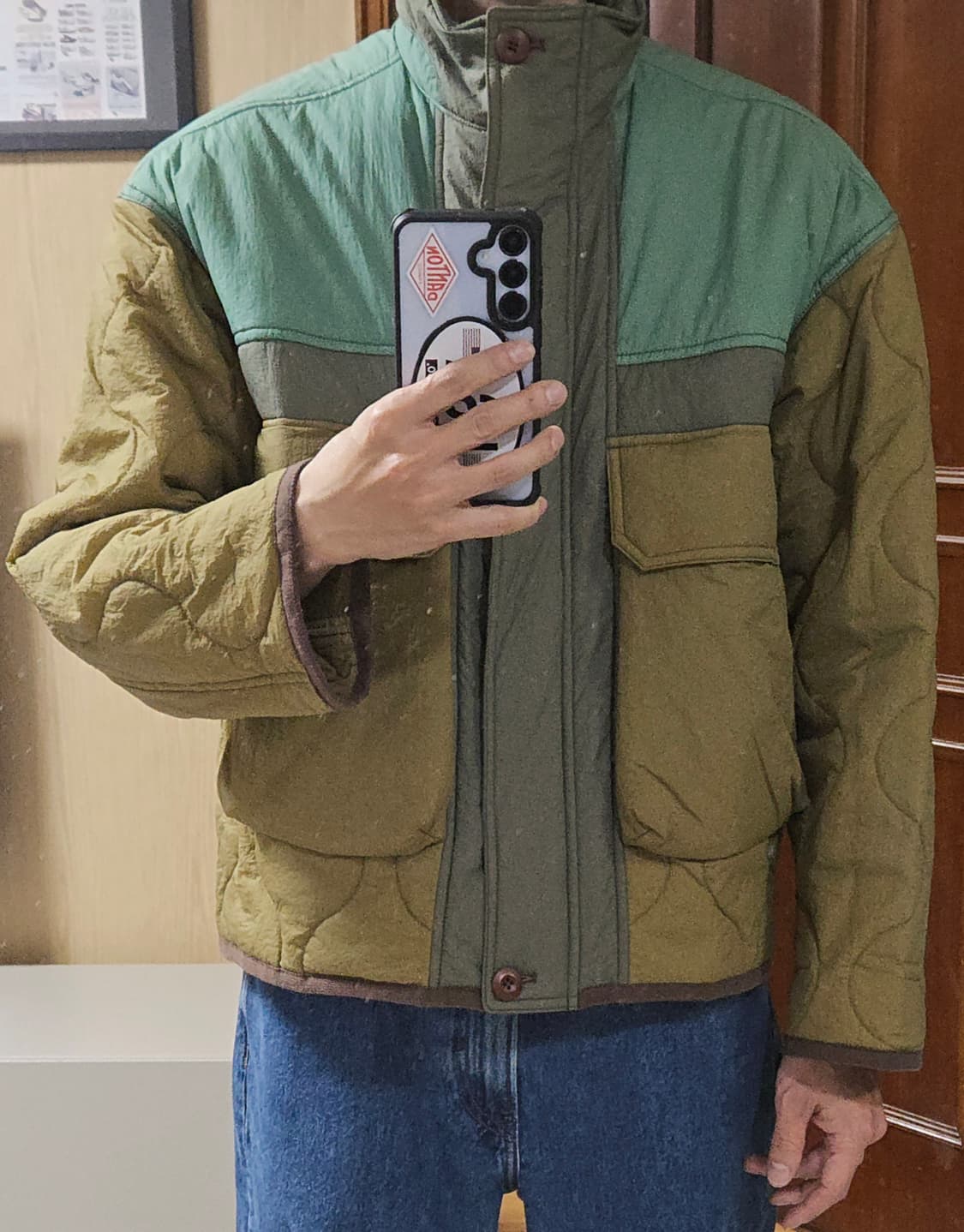 (착샷) 스튜디오 톰보이 퀼팅 자켓 포켓 상품이미지7