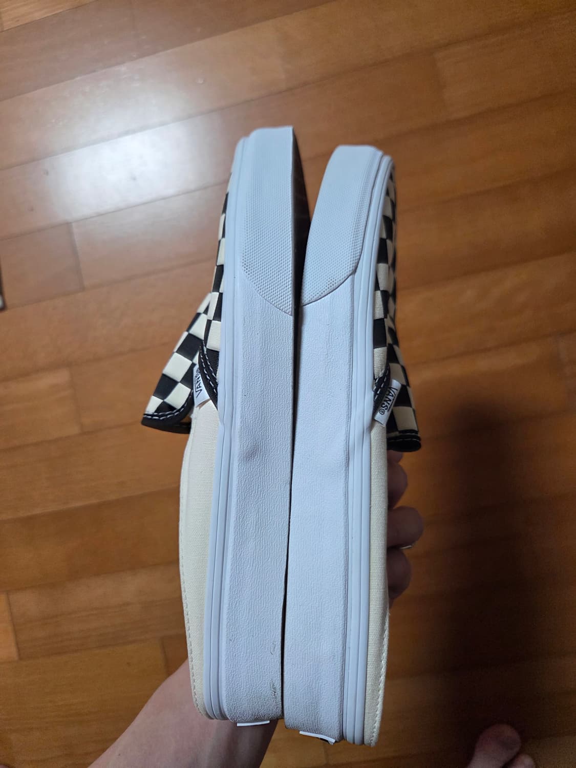 반스 슬립온 뮬 체커보드 블랙/화이트 상품이미지3