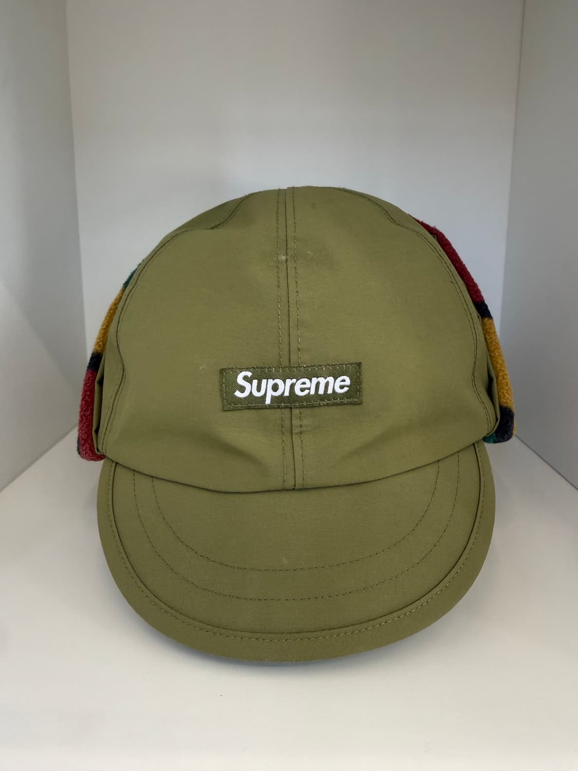 Supreme GORE-TEX Earflap Cap Olive 상품이미지2