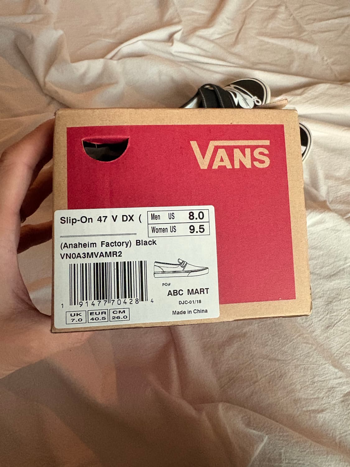 반스 커스텀 슬립온 47 블랙 상품이미지3