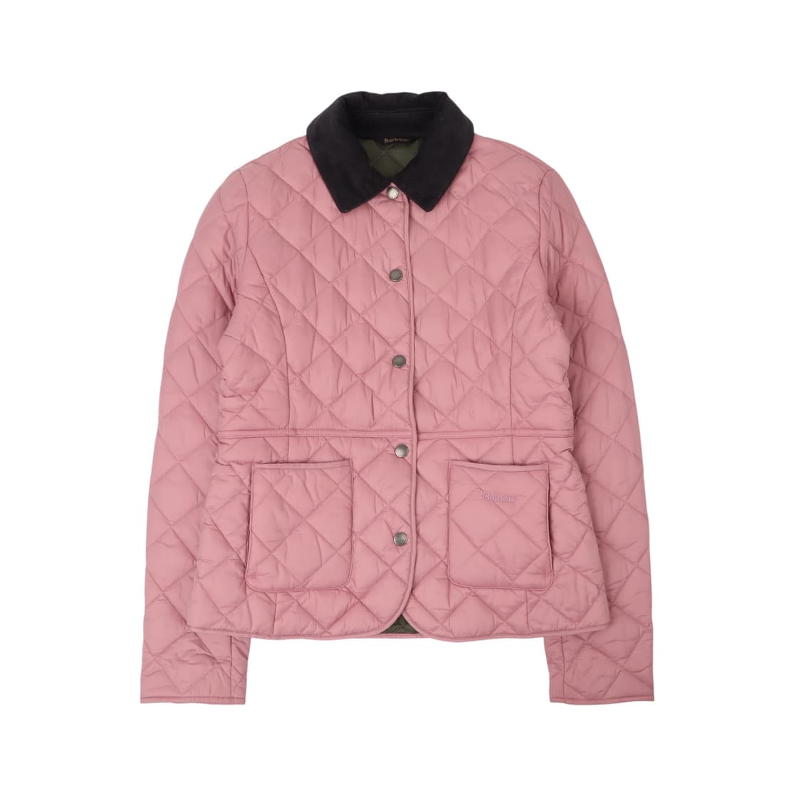 바버 라이트 핑크 deveron 퀄팅 자켓 상품이미지1