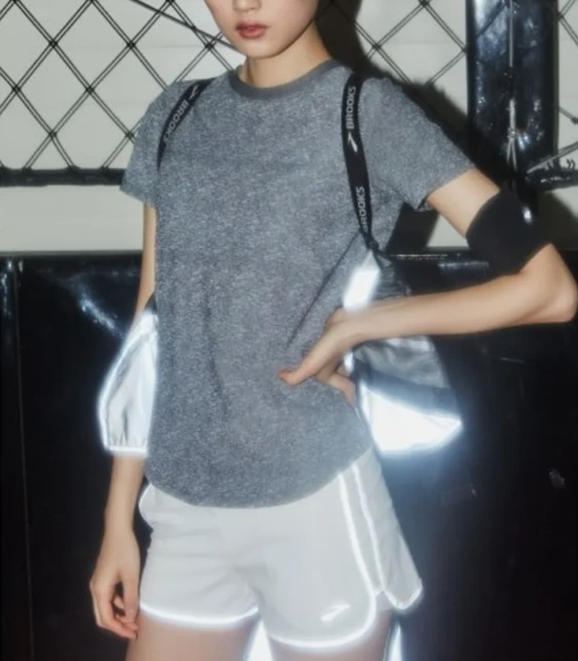 LF 브룩스 리플렉티브 3인치 반바지 여성용 화이트 S사이즈 미착용 상품이미지1