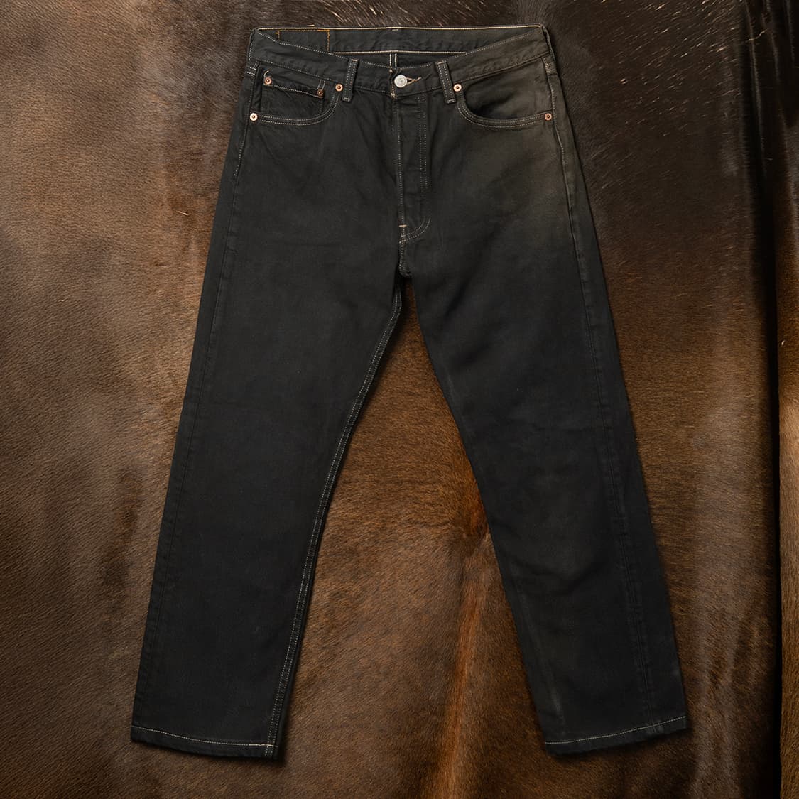[31] 90s 리바이스 USA 501 블랙 데님팬츠 블랙진  상품이미지1