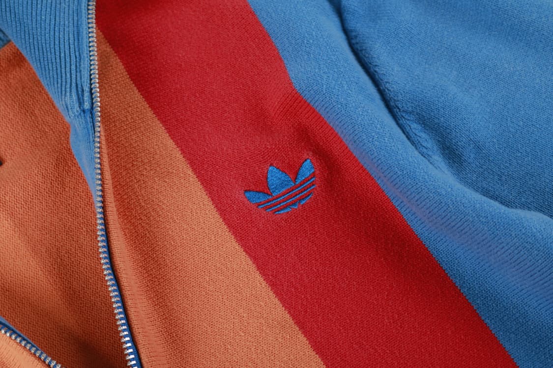 [S] 00's 아디다스 컬러믹스 니트집업 자켓 상품이미지2