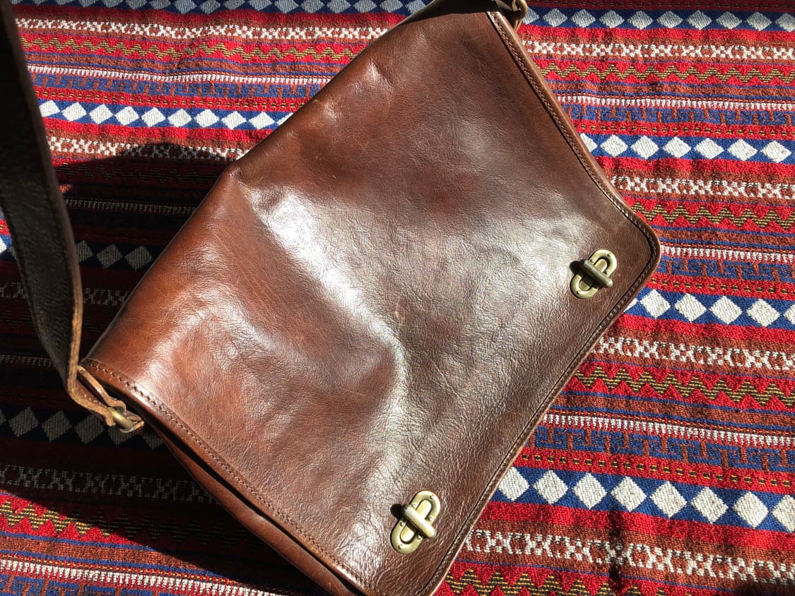 빈티지 이탈리아 레더 브리프케이스 상품이미지9