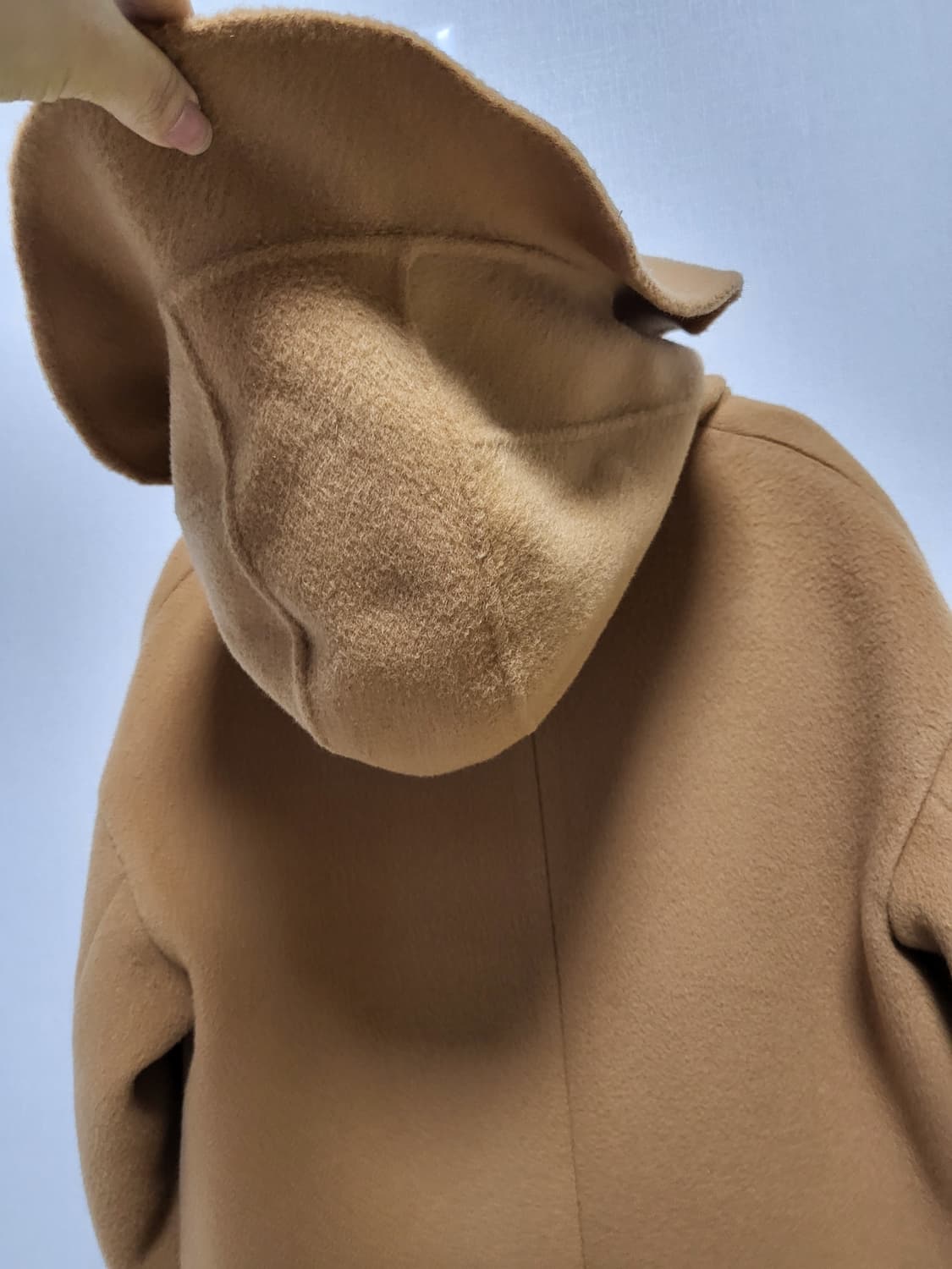 파격가!!  O2nd 오즈세컨 캐시미어+모 오버핏 롱 코트 free 상품이미지7