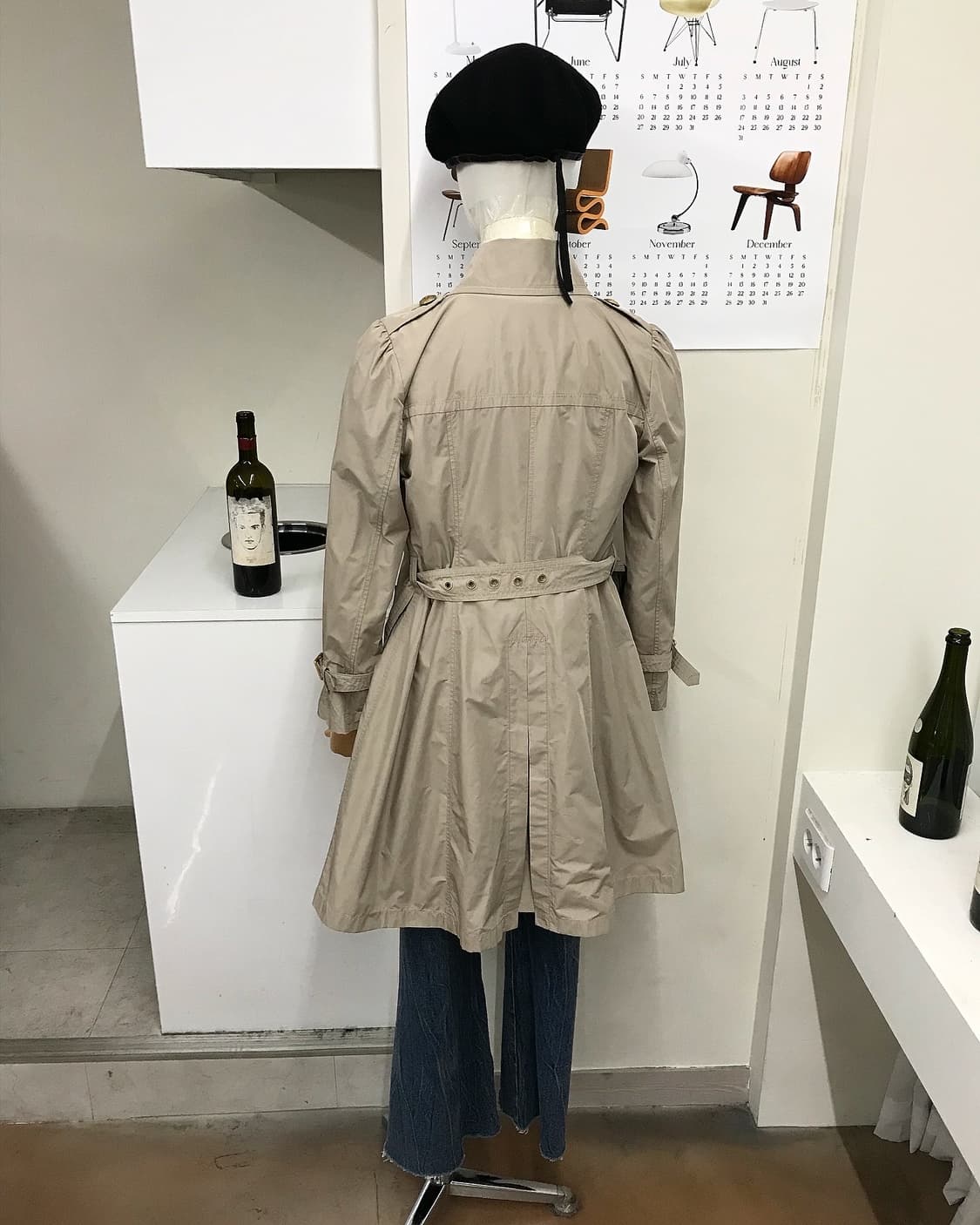 버버리 금장 더블 트렌치 코트 상품이미지10