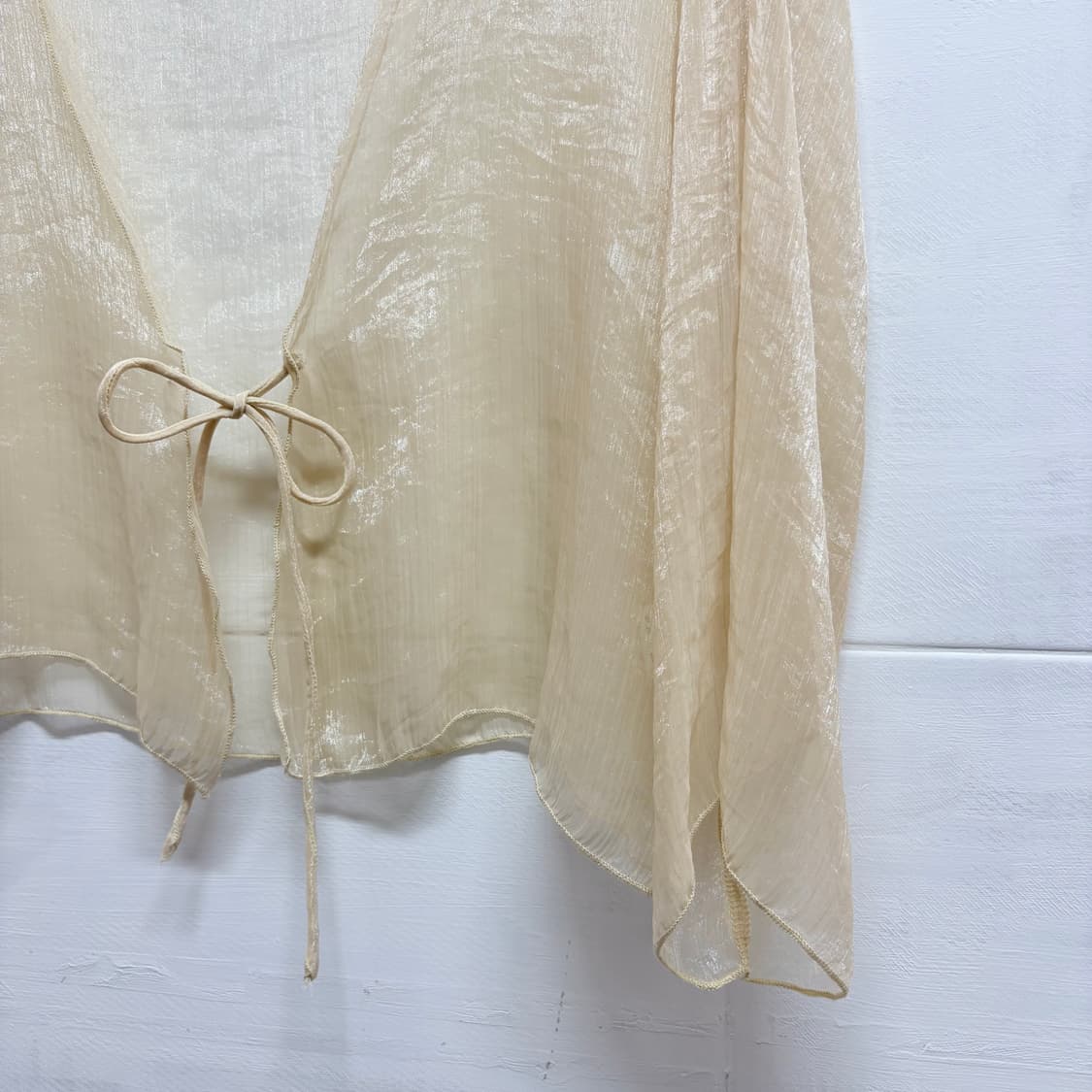 시스루 크리즈 리본 페어리 가디건 F JPN 상품이미지2