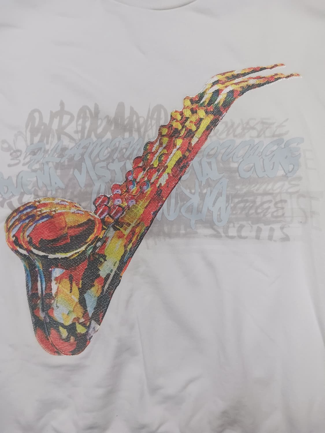 [100] 지이크 섹소폰 자수 맨투맨 스웨트셔츠 상품이미지2