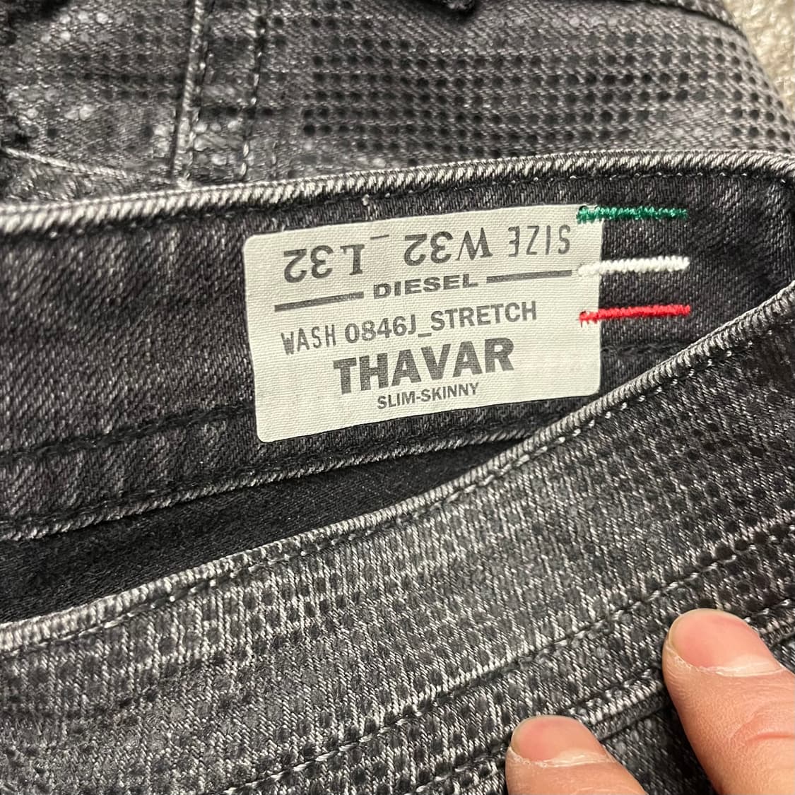 Diesel 타바 도트 코팅진 (32”) 상품이미지7