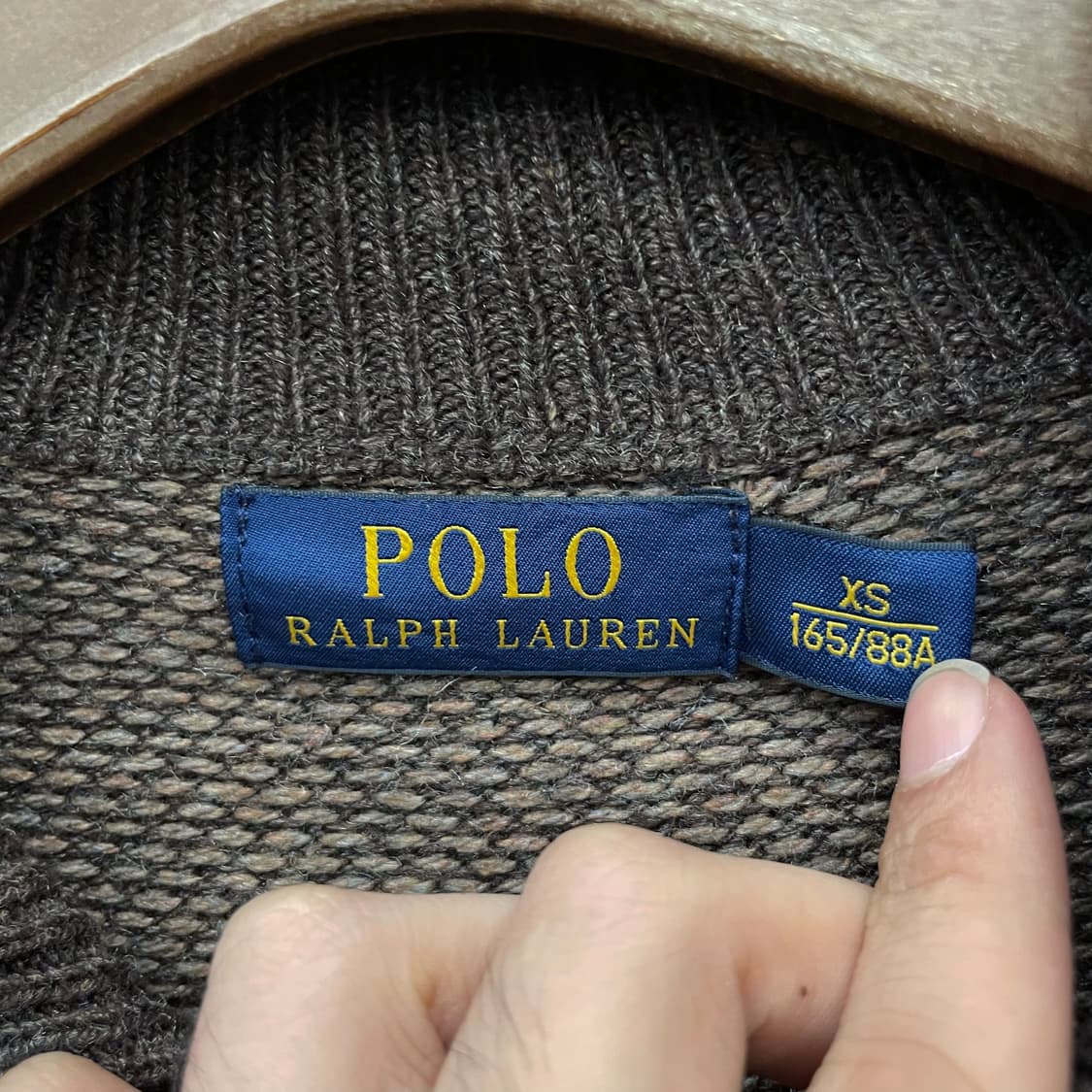 폴로 랄프로렌 신형 라벨 하프 버튼 니트 스웨터 컨트리 상품이미지7