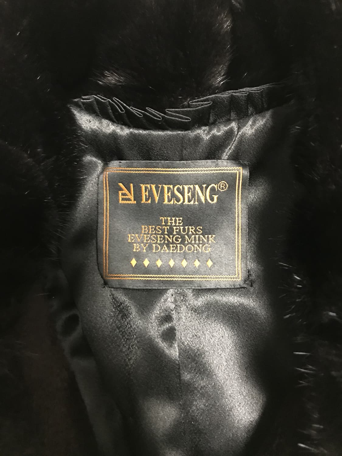 [대동모피](90) 여성 EVESENG 퍼 밍크 코트 상품이미지6