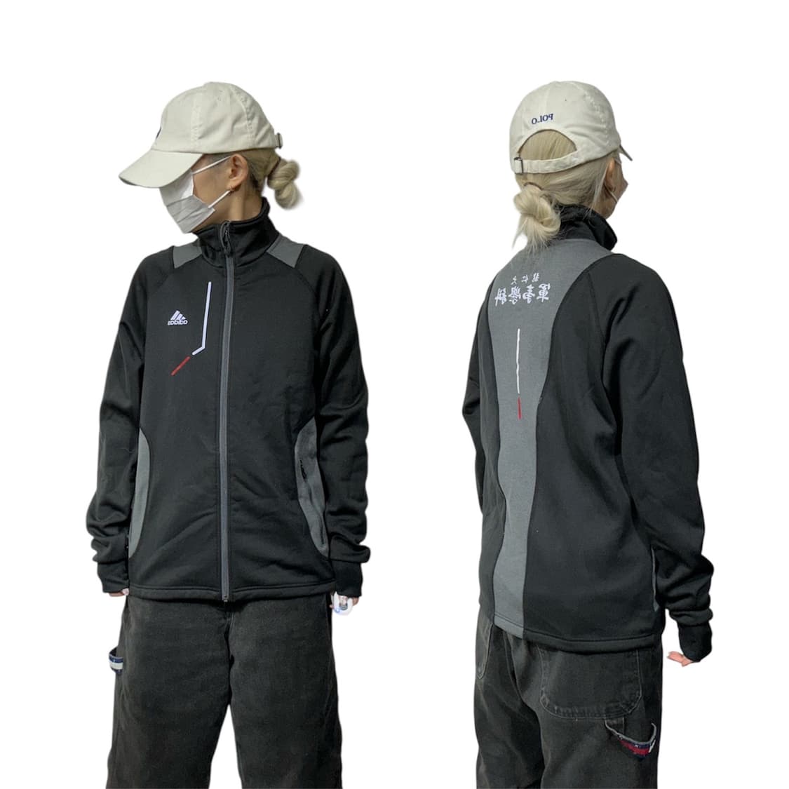 아디다스 블랙 그레이 트랙탑 져지 95 상품이미지1