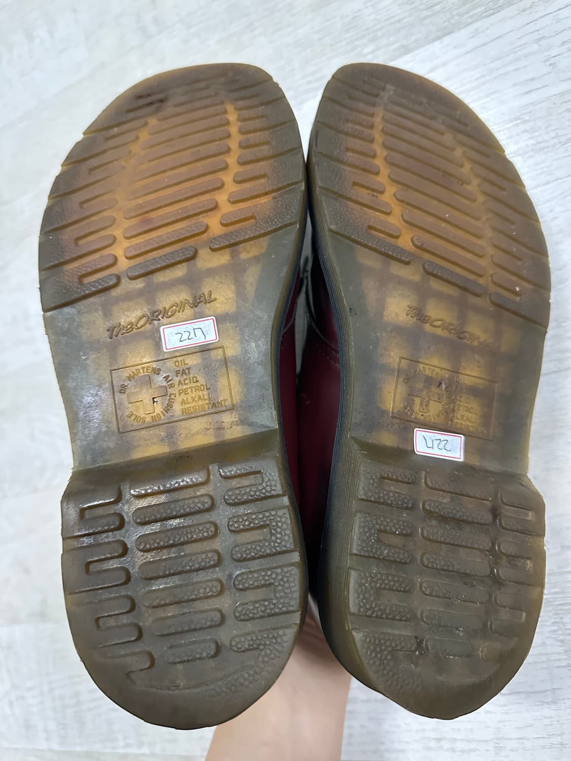 닥터마틴 1461 스무스 체리레드 uk6 상품이미지7