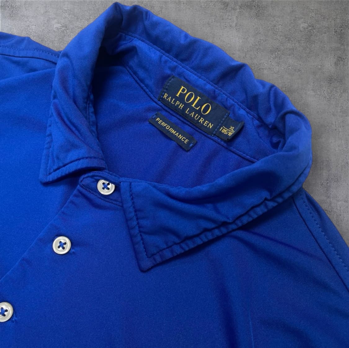 폴로 랄프로렌 블루 퍼포먼스 기능성 반팔 카라티 XL 상품이미지2