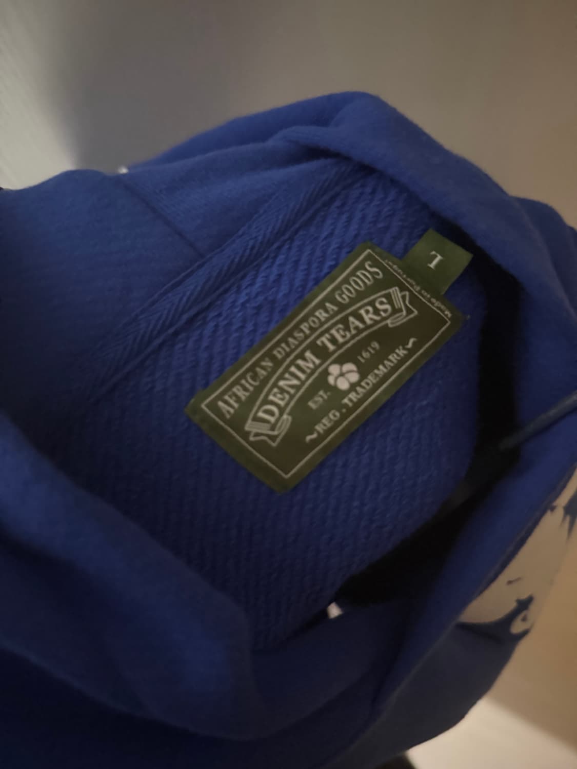 데님티어스 후드티 로얄블루 L 상품이미지4