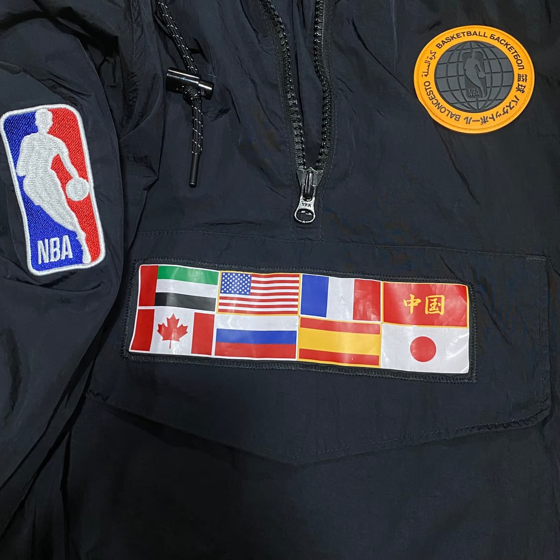 NBA 나이키 팀31 코트 사이드 아노락 자켓 블랙 L 상품이미지6