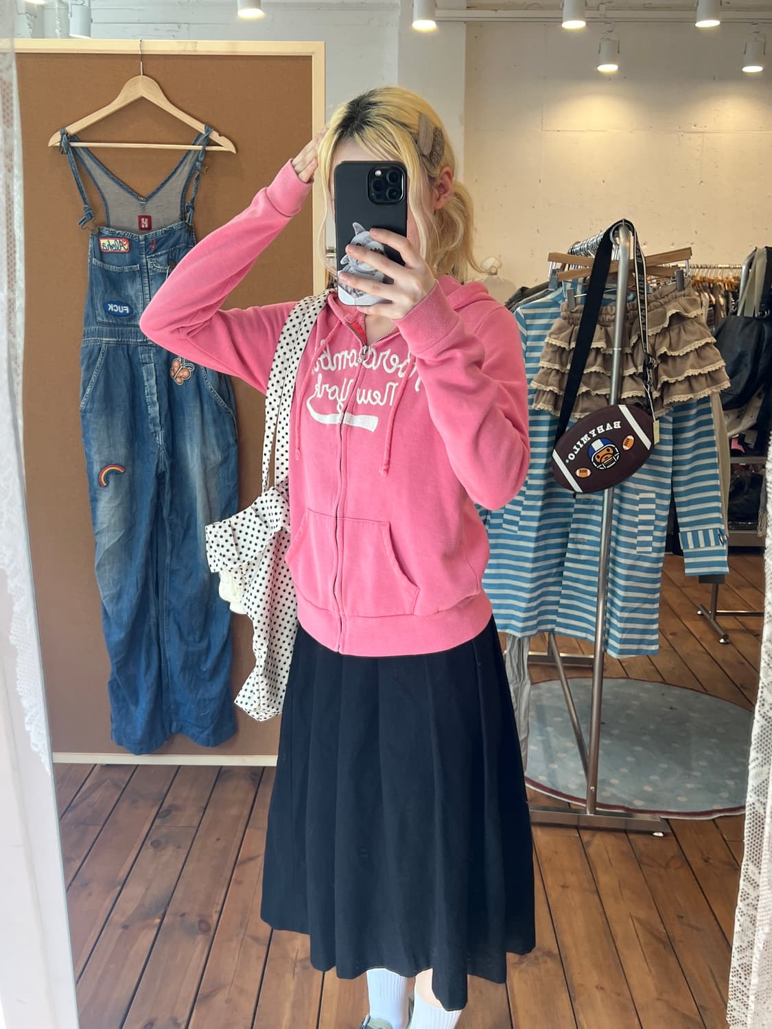 아베크롬비 핑크 후드집업  상품이미지5