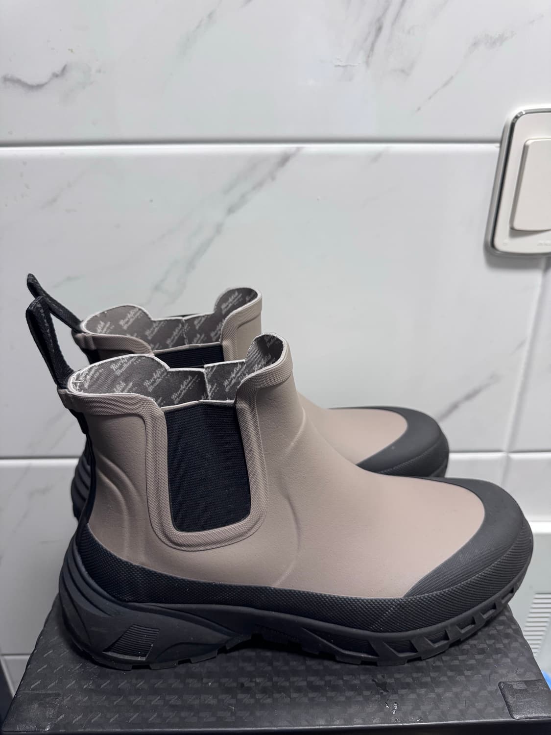 락피쉬웨더웨어x고요웨어 트레일 레인부츠 애쉬브라운 275 상품이미지3