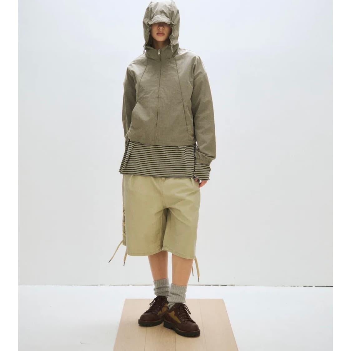 LIGHT WIND SHELL JACKET, TAUPE 상품이미지1