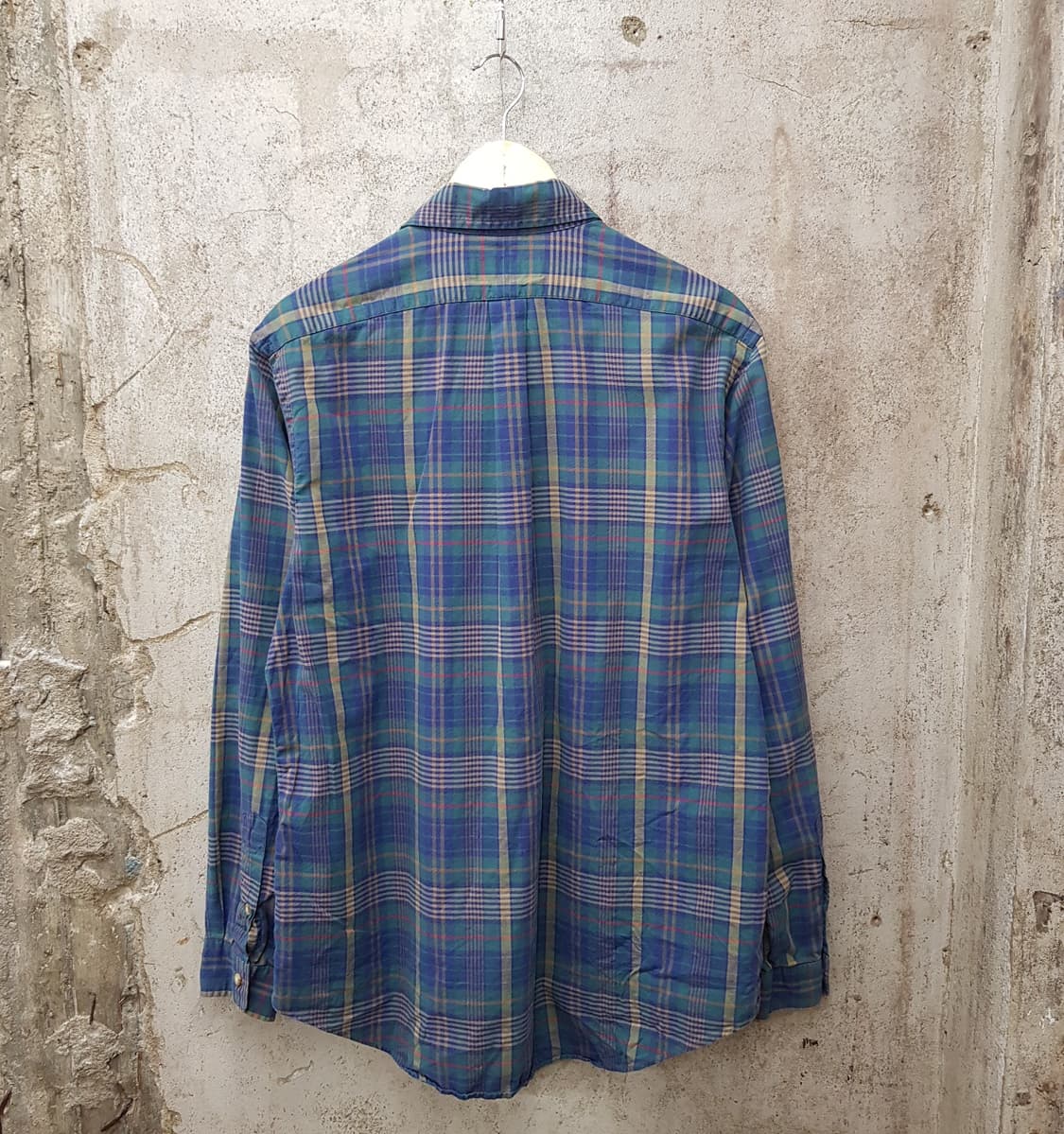 폴로 랄프로렌 코튼 체크 셔츠 L 사이즈 상품이미지2