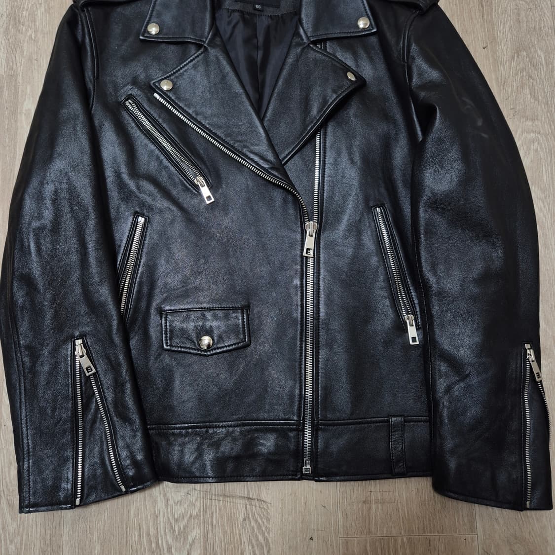 MONO CLOTHES 모노클로즈 양가죽 라이더 가죽자켓 L(100) 상품이미지3