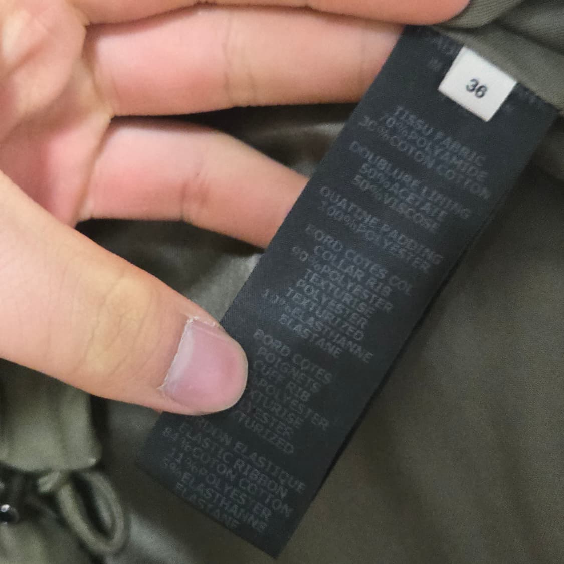 이자벨마랑 카키 ma-1 롱 점퍼 / 여성 점퍼/ 여자 점퍼 상품이미지3