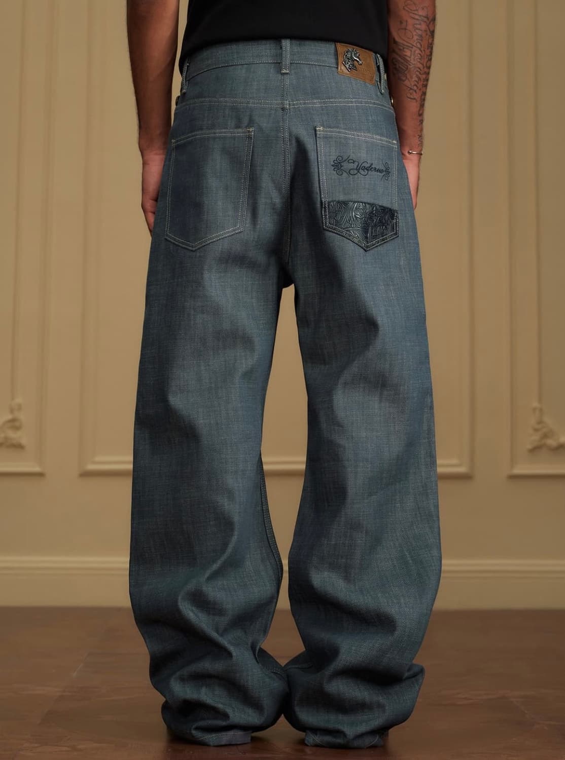 YAD CREW 생지 데님팬츠 상품이미지1