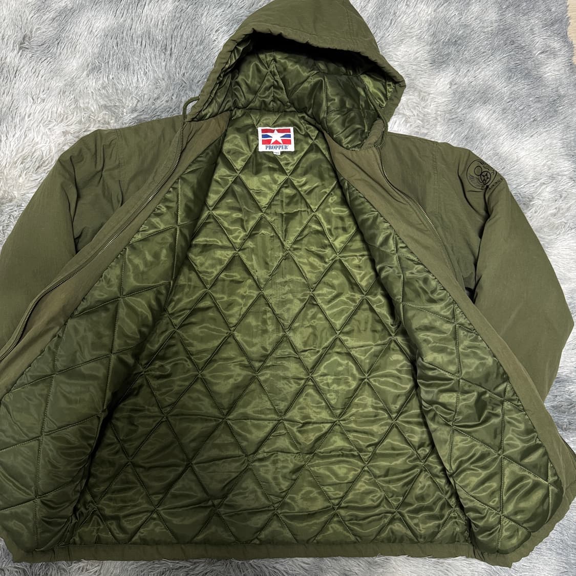 프로퍼 미공군 밀리터리 누빔자켓2XL사이즈  상품이미지5