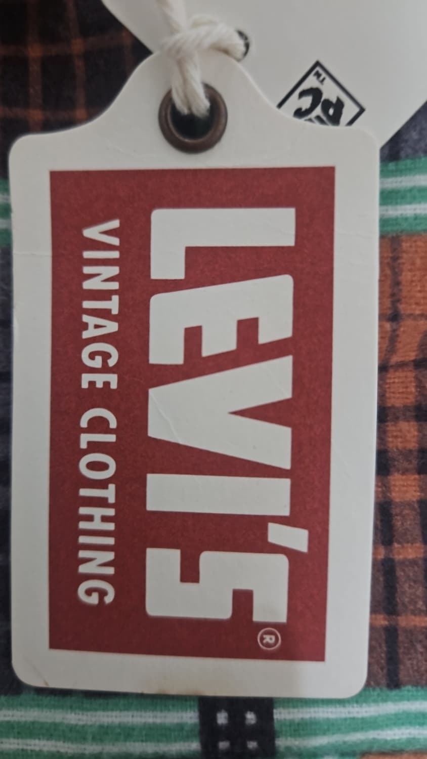 리바이스 LVC 1950'S 숏혼 셔츠 민트 그린 S 상품이미지5