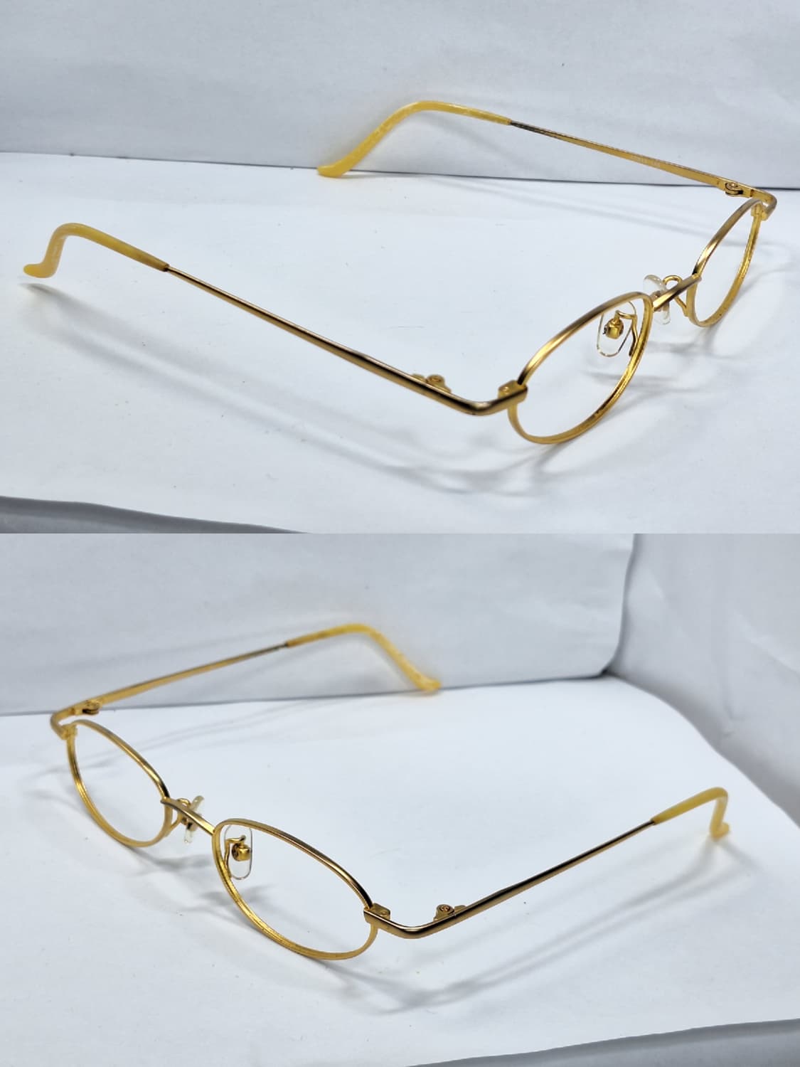 Marina picasso 오벌 골드 안경테 안경 47ㅁ19/일본 수입 상품이미지3