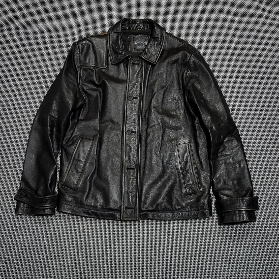 koogi 소가죽 레더 자켓 블랙 (105) 상품이미지1
