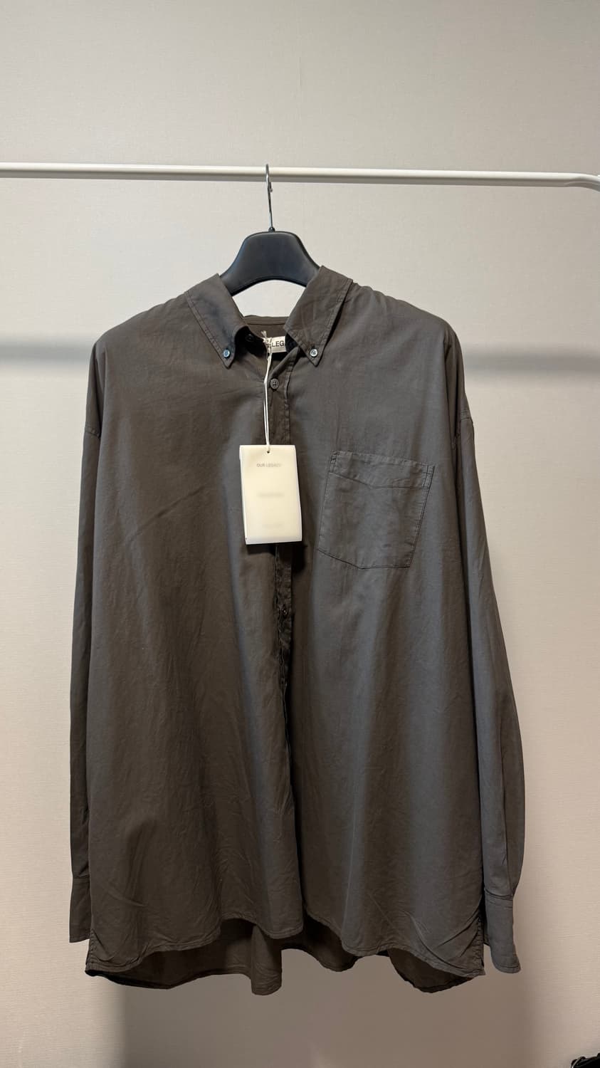 (52) 아워레가시 BD셔츠 brown voile 상품이미지1