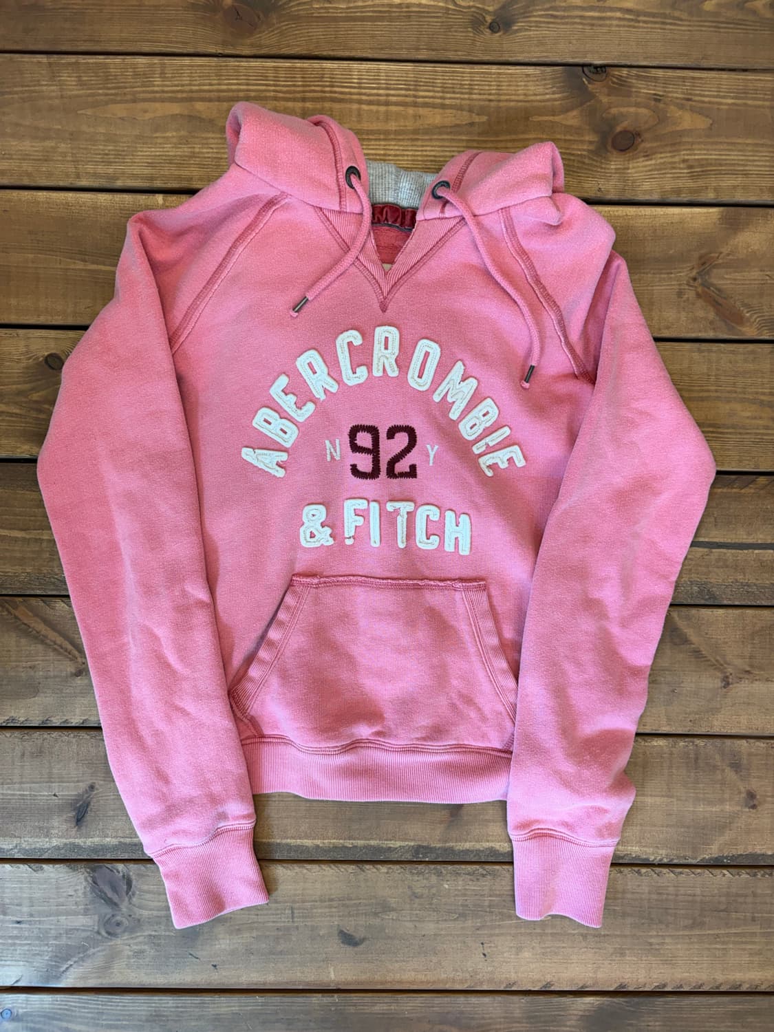 아베크롬비 핑크 후드티 상품이미지5
