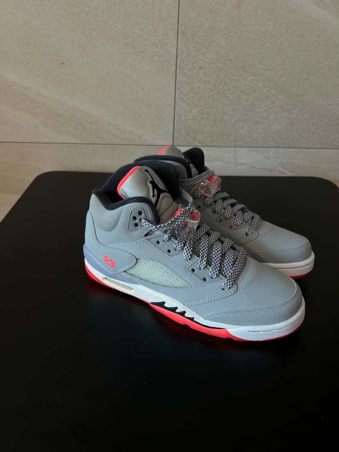 [240] (GS) 조던 5 레트로 핫 라바새제품 박스포함 440892- 상품이미지5