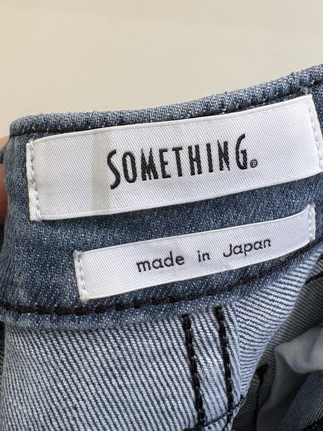 SOMETHING (Made in Japan) 데님팬츠 상품이미지6