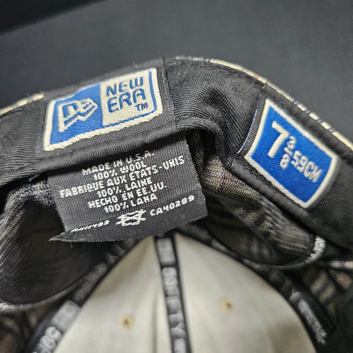 S-M 뉴에라 버버리 콜라보 울 모자 볼캡 사이즈캡 LA 다저스 상품이미지4