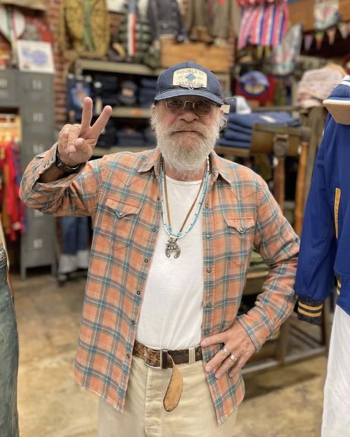 폴로 랄프로렌 콘초 살몬 플레이드 사우스 웨스턴 셔츠 상품이미지4