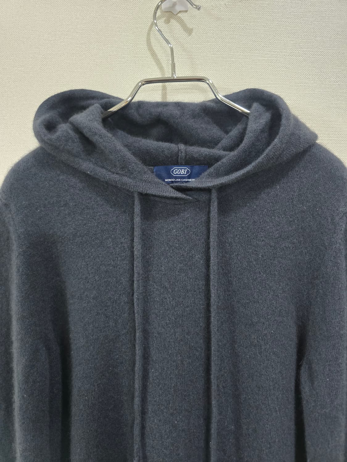 고비 캐시미어100 후드니트티 상품이미지2