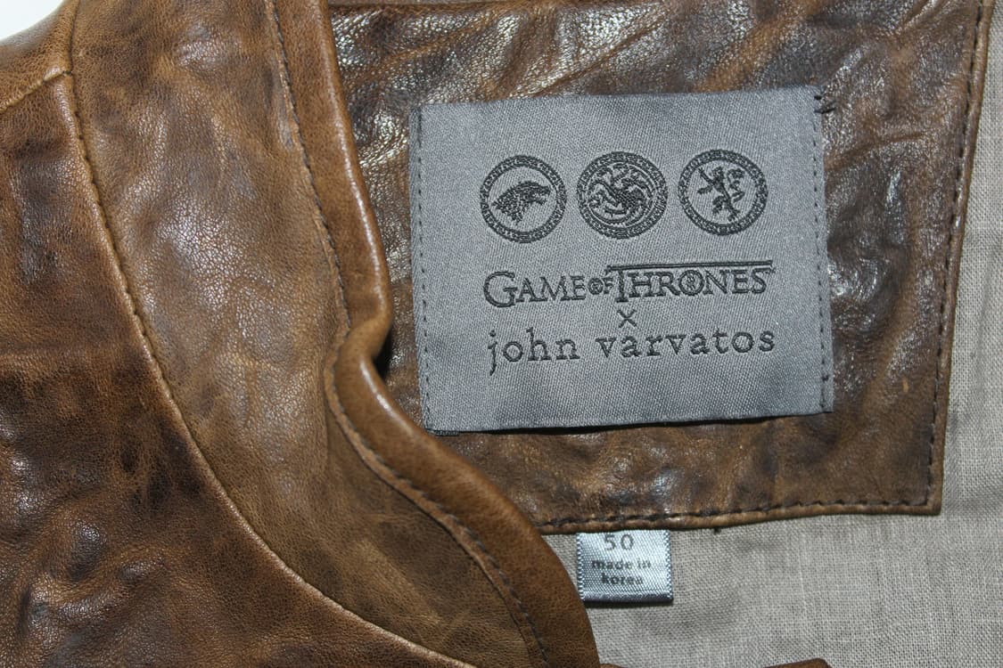 John Varvatos 존 바바토스 왕좌의게임 캡슐 컬렉션 쉽스킨 자켓 상품이미지3