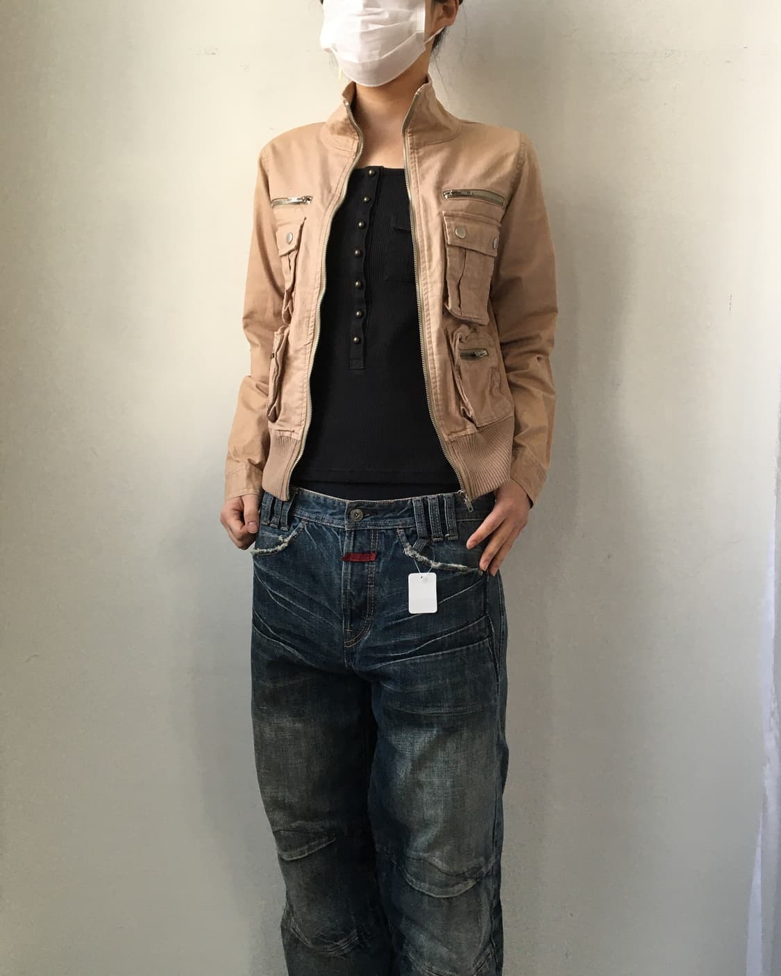 Multi pocket high neck zip up 상품이미지9