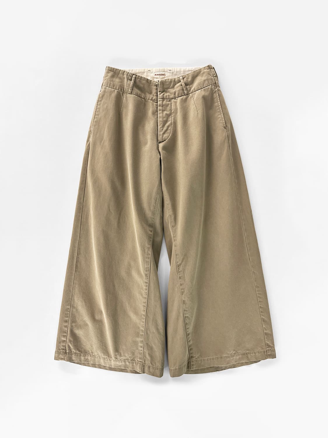 캐피탈 코튼 게더드 와이드 팬츠 상품이미지2