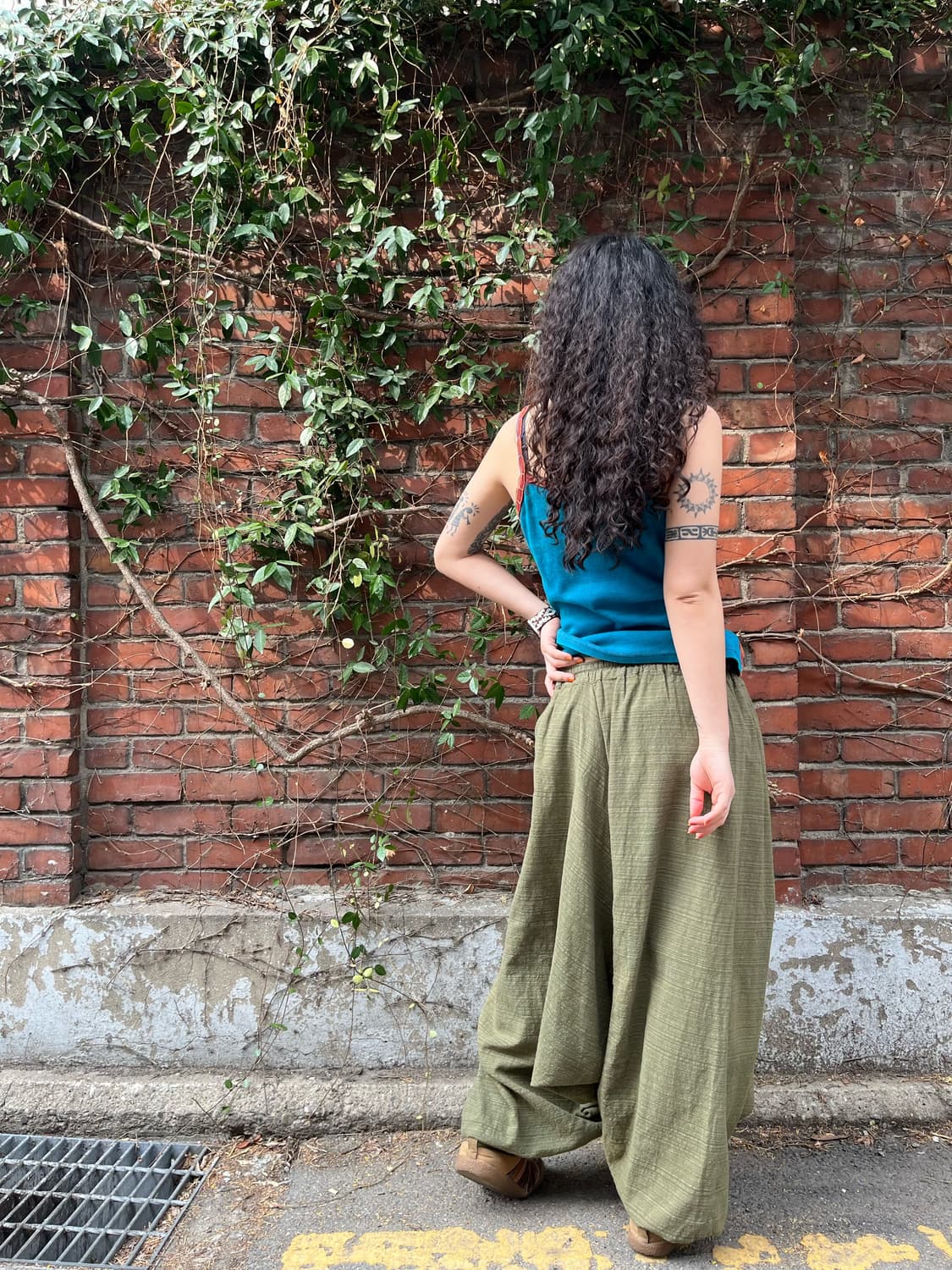 카키 히피 사무엘 팬츠 상품이미지6