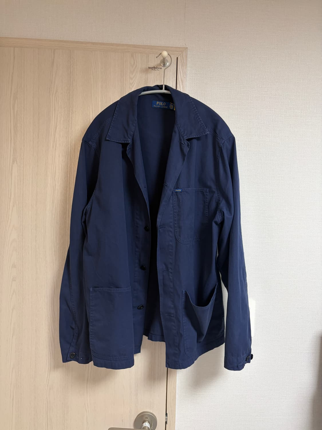 폴로 랄프로렌 코튼 초어 자켓 NAVY 상품이미지1