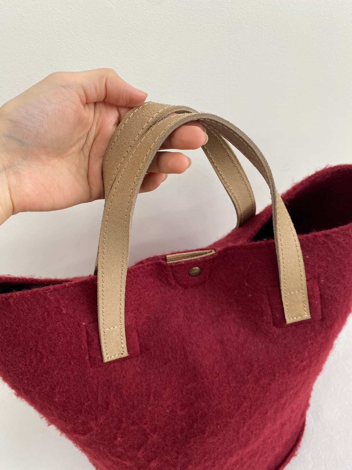 트위드밀 울 토트백 상품이미지3