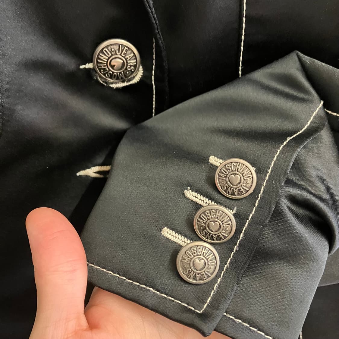 N319 모스키노 디테일 절개 스티치 자켓 상품이미지9