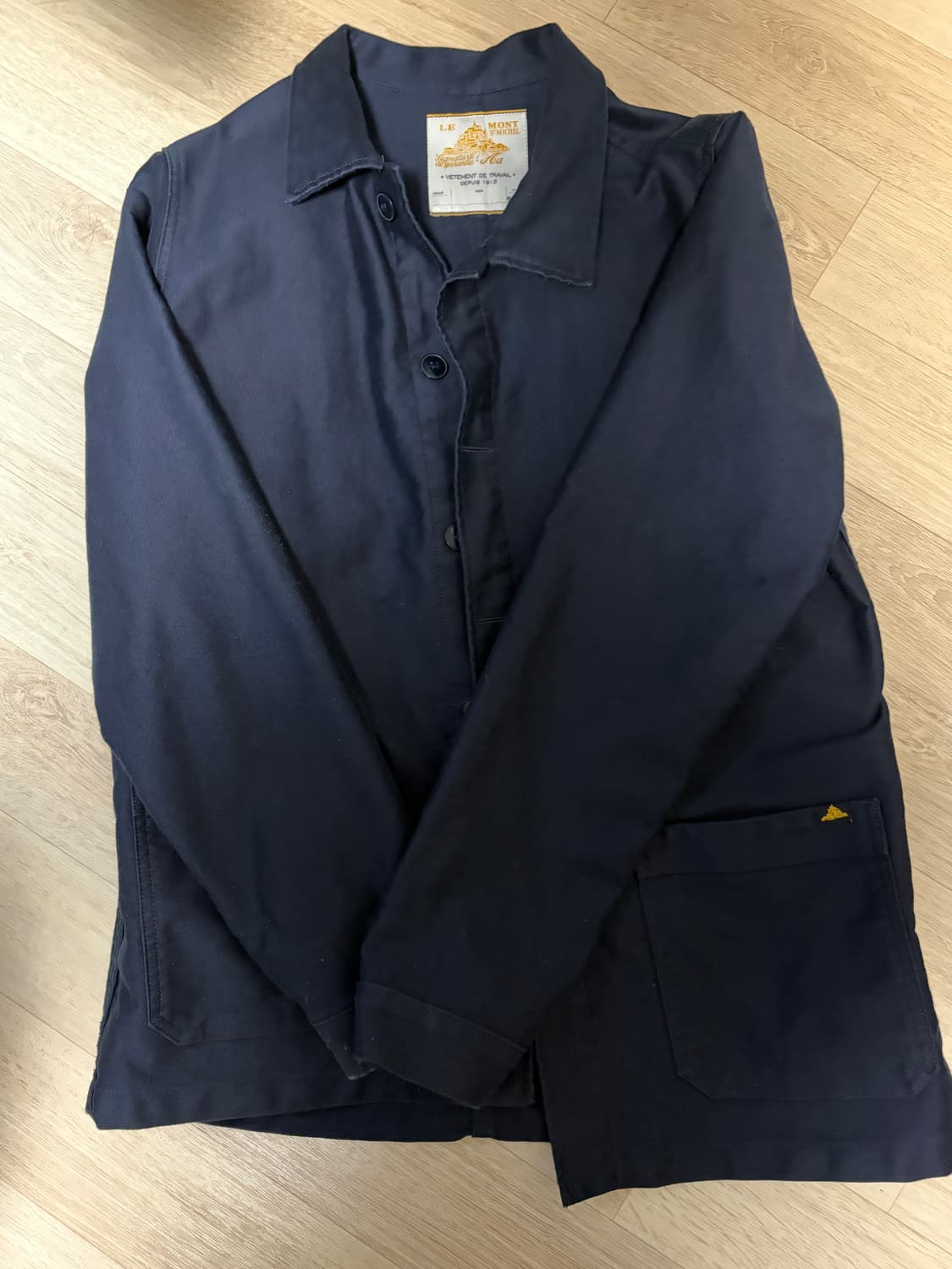 르몽생미셸 워크자켓 46 네이비 판매 상품이미지2